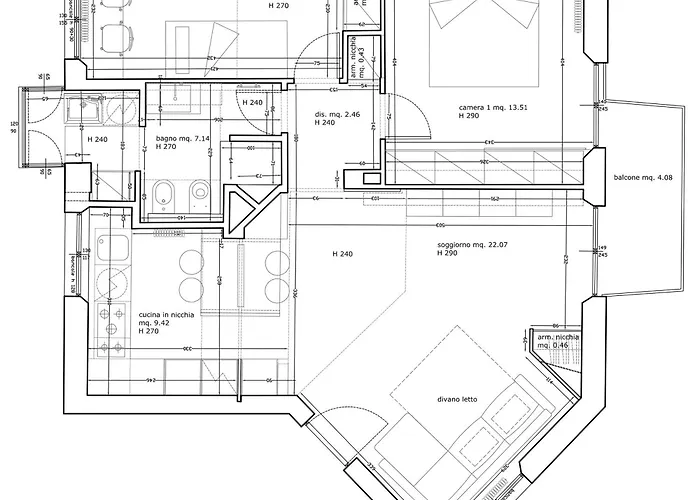 La Casa Di Mari 아파트 볼로냐